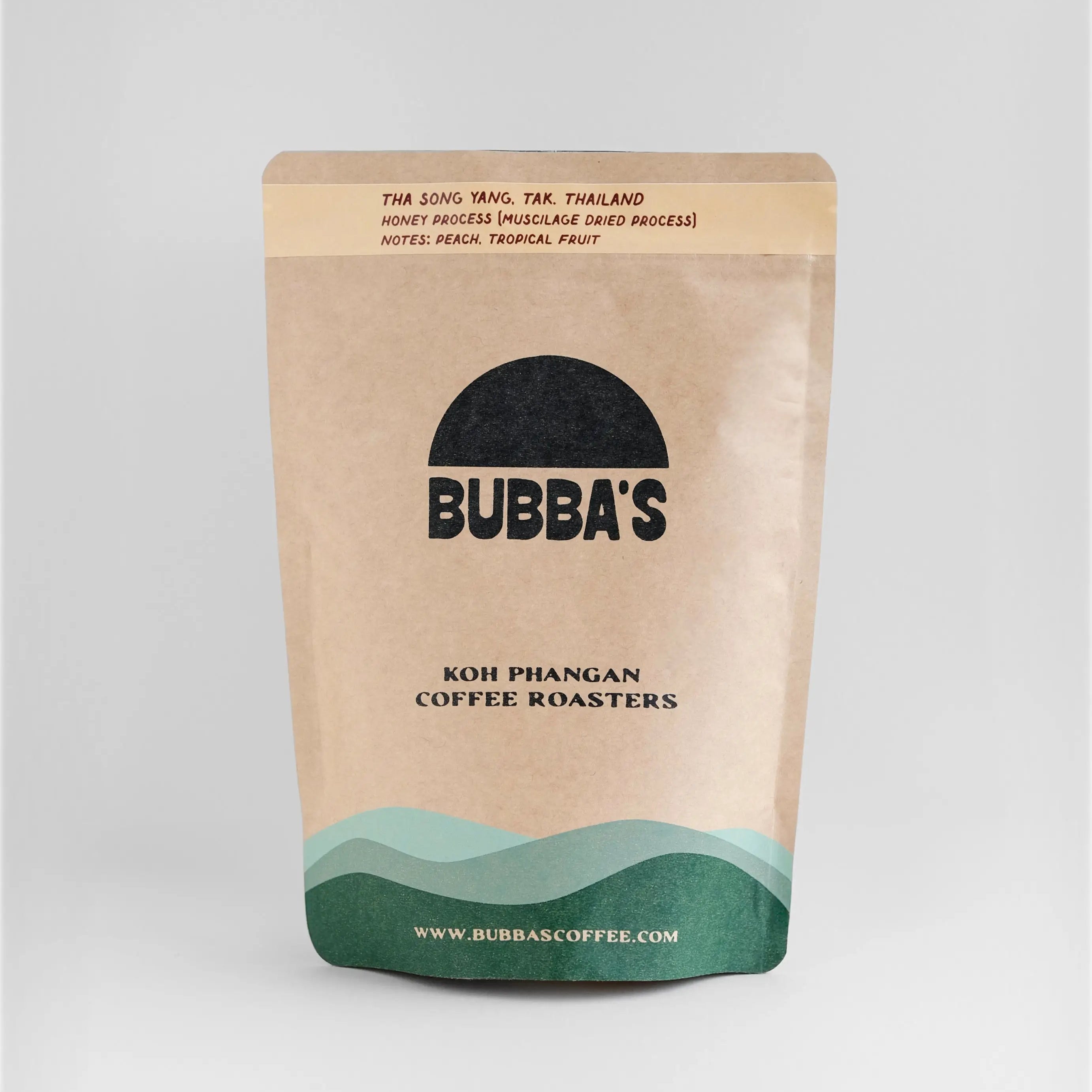 Bubba's Coffee Pasemuta Honey 225g — honey process Thai coffee from Tak province